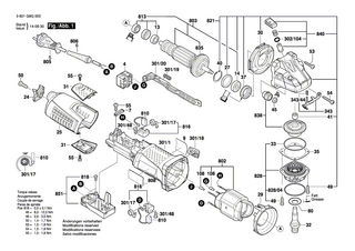 BOSCH Dichtscheibe | Ersatzteile für GWS 17-150 CI | 3600150021