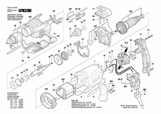 BOSCH Blende | Ersatzteile für GSB 19-2 RE | 1618B00A06