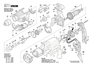BOSCH Blende | Ersatzteile für GSB 780-2 RE | 2605510283