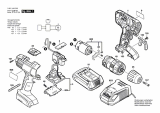 BOSCH Geräteclip | Ersatzteile für GSB 18-2-LI | 2609110956