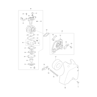 MAKITA Dosierblendendichtung | Ersatzteile f�r EM2600U | 442154-1