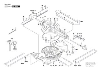 BOSCH Schraube | Ersatzteile f�r GCM 800 S | 1619P03642