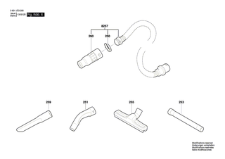 BOSCH Kabel | Ersatzteile f�r GAS 35 L AFC | 2609200426
