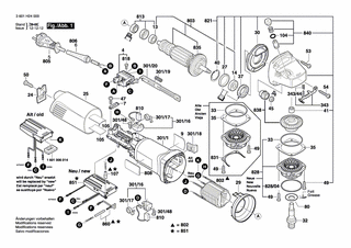 BOSCH Bürstenhalter | Ersatzteile für GWS 14-125 CIT | 1601323025