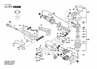 BOSCH Bürstenhalter | Ersatzteile für GWS 24-300 | 1604336021