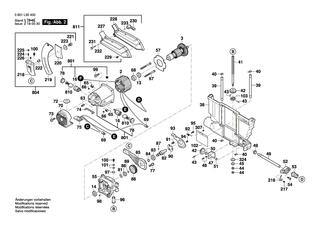 BOSCH Sicherungsring | Ersatzteile für GTS 10 XC | 2610018326