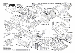 BOSCH Leiterplatte | Ersatzteile für GTM 12 | 1619P04842