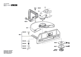 BOSCH Unterlegscheibe DIN 315-M8-GT-C | Ersatzteile fr GWS 24-300l | 2600100041