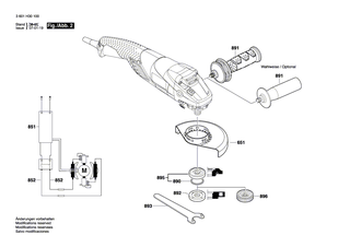 BOSCH Anker Mit Lüfter 220-240V | Ersatzteile für GWS 11-125 CIH | 1604010A21