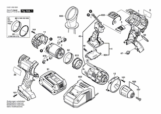 BOSCH Kontakthalter | Ersatzteile für GSB 18 VE-2LI | 1609280478