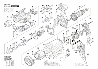 BOSCH Ein/Aus-Schalter | Ersatzteile für GSB 780-2 RE | 2607200922