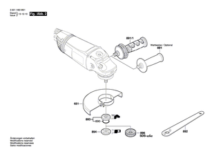 BOSCH Kohlebrstensatz | Ersatzteile fr GWS 24-23 JH | 1607014171