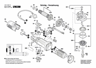 BOSCH GWS 17-125 CIEX Winkelschleifer original Bosch Ersatzteile 