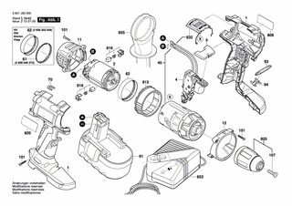 BOSCH Aufnahmering | Ersatzteile für GSR 18 VE-2 | 2600510012