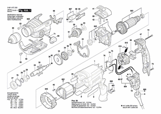BOSCH Bürstenplatte | Ersatzteile für GSB 19-2 REA | 1614336061