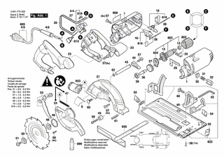 BOSCH Zylinderschraube M3x6,5-4.8 | Ersatzteile für GKS 160 | 2603410001