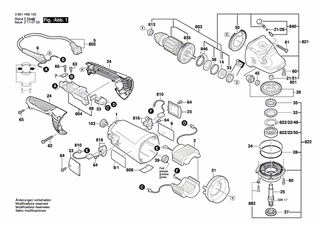 BOSCH Sicherungsbgel | Ersatzteile fr GWS 26-230 JH | 1600119010