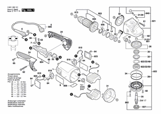 BOSCH Sicherungsbgel | Ersatzteile fr GWS 24-180 JH | 1600119010