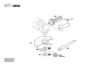 BOSCH Lagerflansch Ø230 MM | Ersatzteile für GWS 26-230 JBV | 1607000C24