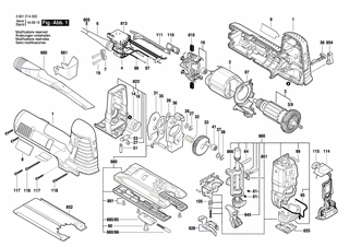 BOSCH Getriebegehäuse | Ersatzteile für GST 140 CE | 2605806871