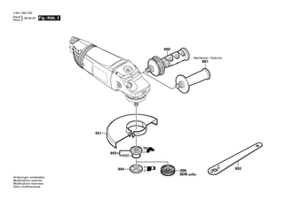 BOSCH Kegelradsatz | Ersatzteile für GWS 22-230 H | 1607000CV1