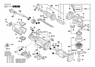 BOSCH Lagerflansch | Ersatzteile für GWS 13-125 CIE | 1607000D62
