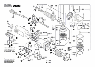 BOSCH Druckknopf | Ersatzteile für GWS 11-125 CI | 1607000A71