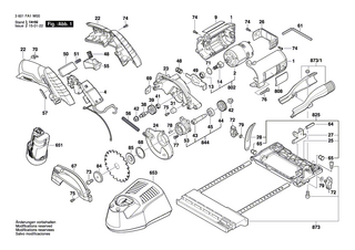BOSCH Spindelgruppe | Ersatzteile für HKS 10-A | 1619P11484