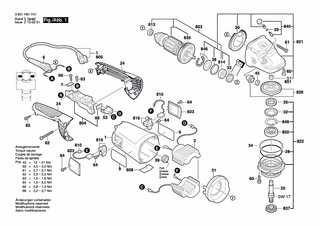 BOSCH Sicherungsring | Ersatzteile fr GWS 22-230 H | 1600119010