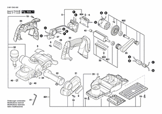 BOSCH Hobelmesser | Ersatzteile für GHO 14,4 V-LI | 2608635341