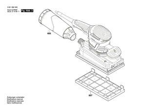 BOSCH Schwingplatte | Ersatzteile f�r GSS 280 AVE | 2601099902