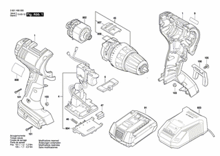 BOSCH Schaltschieber | Ersatzteile für GSR 14,4 V-LI | 2609100897