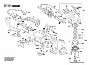 BOSCH Zusatzhandgriff | Ersatzteile für GWS 20-230H | 1619P09013