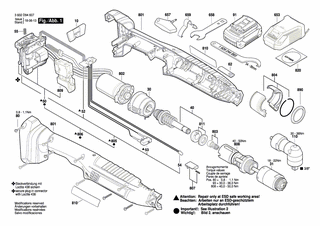 BOSCH Einmaulschlüssel | Ersatzteile für ANGLE EXACT ION 30-290 | 3601376007