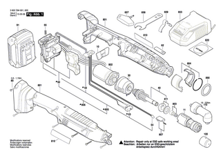 BOSCH Elektronikmodul | Ersatzteile für ANGLE EXACT ION 8-1100 | 3607031798