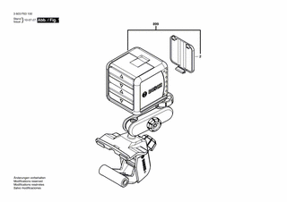 BOSCH Batteriedeckel | Ersatzteile für Quigo | 1618C0019F