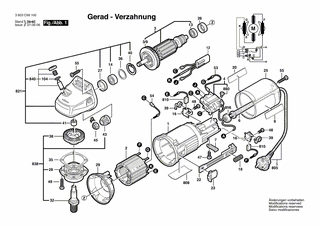 BOSCH Polschuh 230V | Ersatzteile für PWS 550 | 2609000762