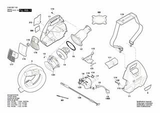 BOSCH Endkappe | Ersatzteile für PFS 3000-2 | 2609006612