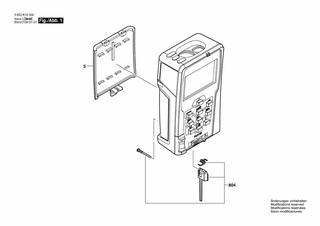 BOSCH Batteriehaube | Ersatzteile für PLR 50 | 2609100794