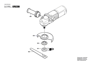 BOSCH Tülle Ø6,5-Ø6,9x95 MM | Ersatzteile für PWS 8-125 CE | 2600703012