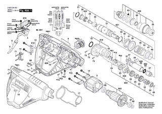 BOSCH Lagerbrücke | Ersatzteile für PBH 2500 SRE | 1615806187