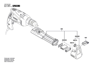 BOSCH Umschalter | Ersatzteile fr PSB 600 RE | 2609002160