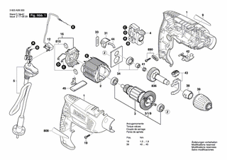 BOSCH Bürstenhalter | Ersatzteile für PSB 650 RE | 2609003181