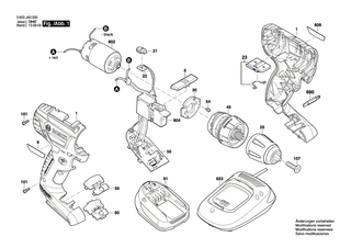 BOSCH Umschalteinheit | Ersatzteile für PSR 1800 LI-2 | 2609004495