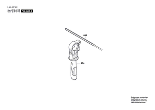 BOSCH Umschalter | Ersatzteile für PSB 500 RE | 2609003083