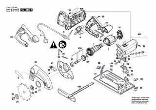 BOSCH Sechskantmutter | Ersatzteile für PKS 40 | 2610387875