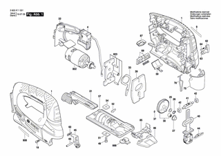 BOSCH Hubstange | Ersatzteile für PST 18 LI | 2609003490