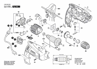 BOSCH Druckfeder | Ersatzteile für PSB 650 RE | 2609002581