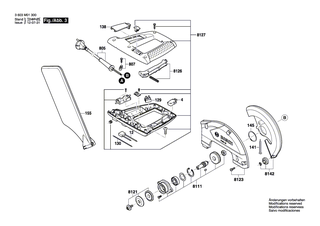 BOSCH Handgriff | Ersatzteile f�r PCM 7S | 1609BP7313