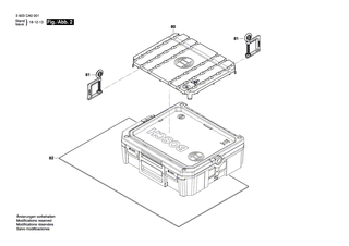 BOSCH Fussplatte | Ersatzteile fr PST 7000 E | 2609003347